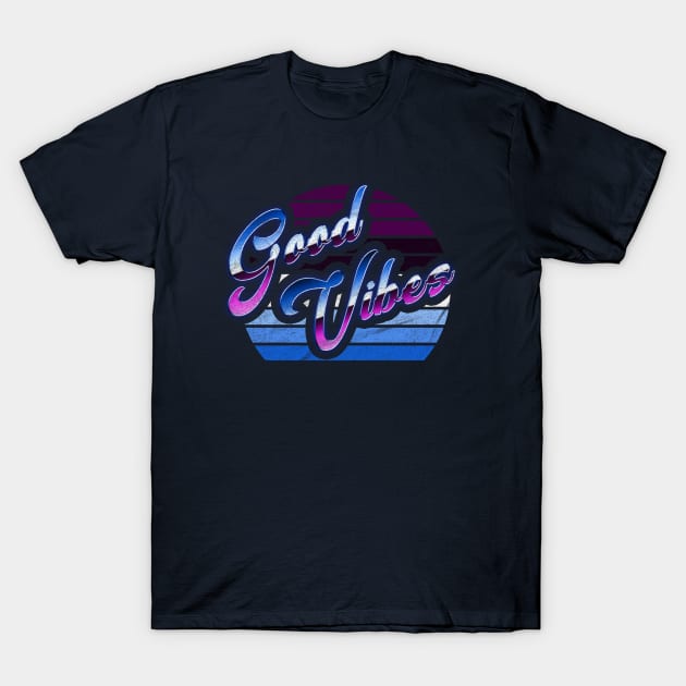 Positivity - Good Vibes T-Shirt by karutees